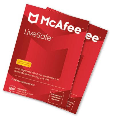 2x McAfee LiveSafe