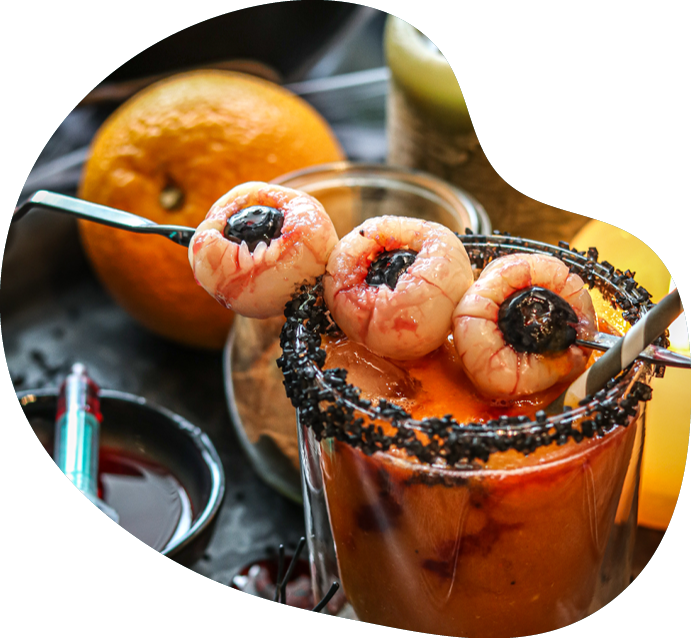 Halloween Cocktail aus dem Nutribullet Standmixer Rezept