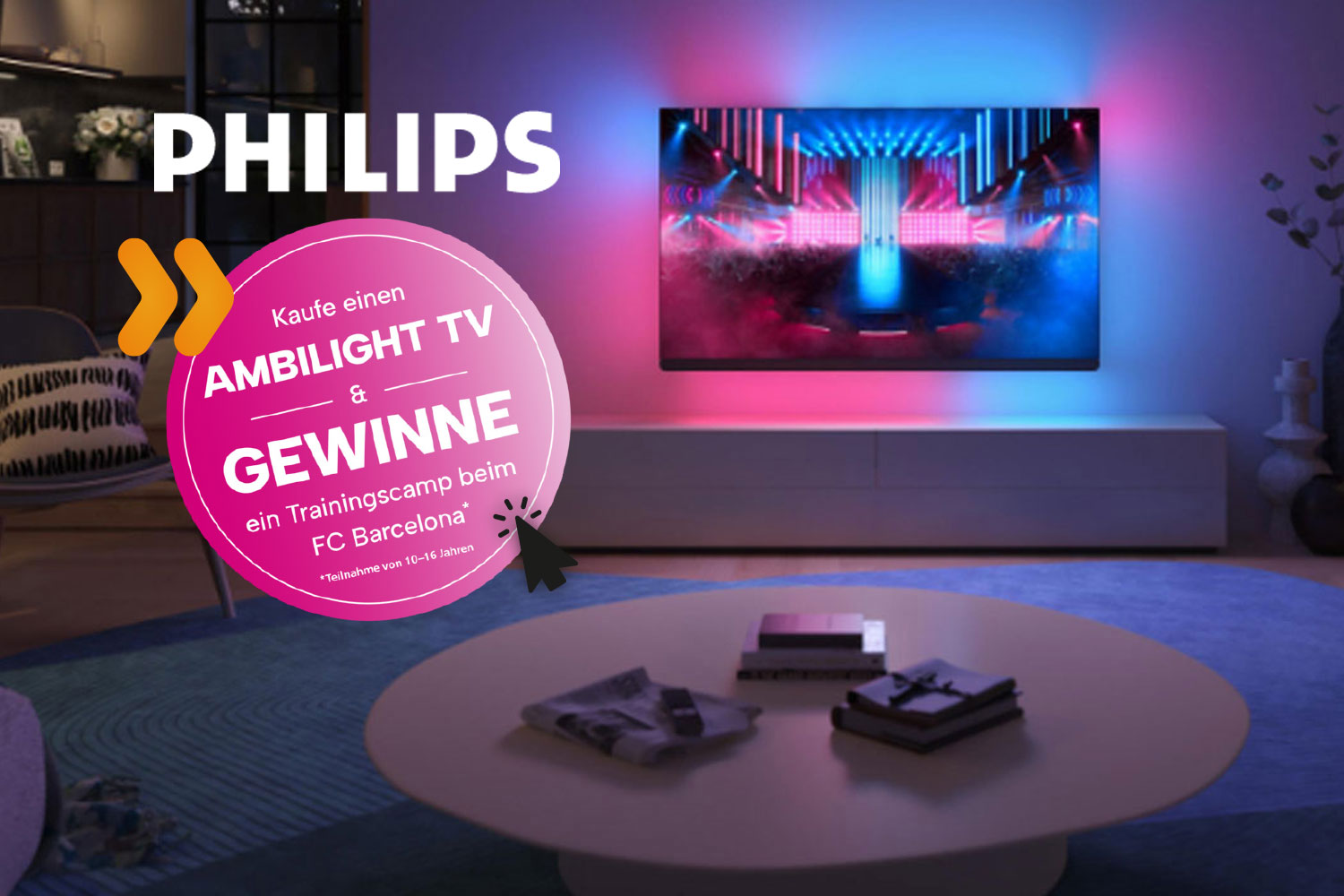 Beitragsbild Philips Ambilight 65OLED909 © Copyright by Philips