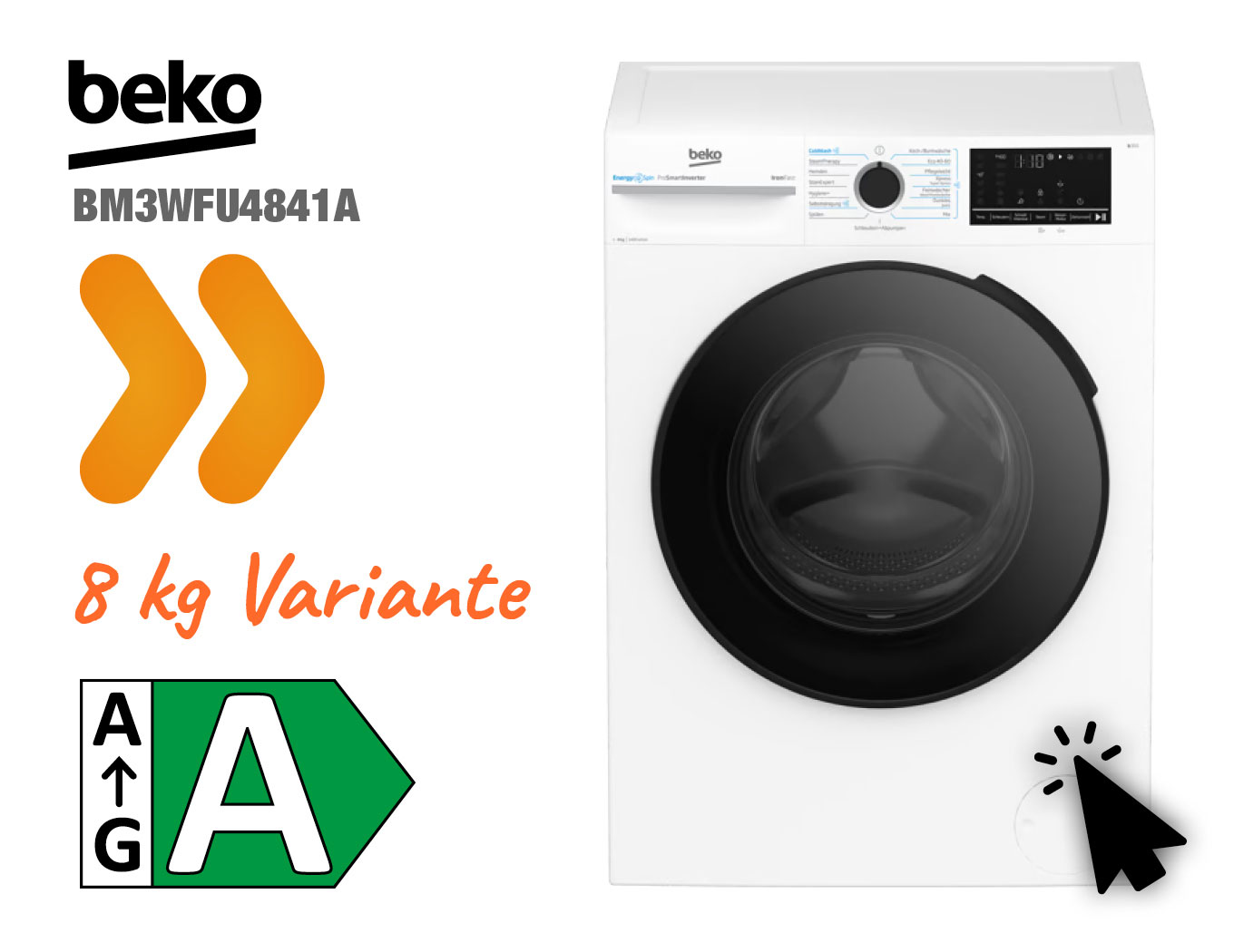 BEKO BM3WFU4841A 8 kg Modell