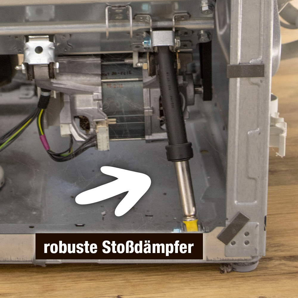 Miele Waschmaschine: robuste Stoßdämpfer