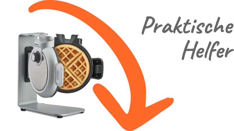 Praktischer Helfer Caso Waffeleisen